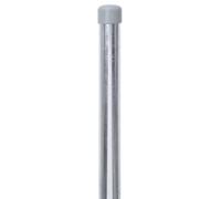 Alberts 617776 Poste para Fix-Clip pro | para fijar con tacos de impacto | galvanizado en caliente | longitud 1750 mm | abrazadera Ø 34 mm