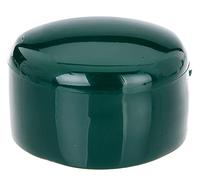 Alberts 654542 Tapa de poste para postes metálicos redondos, plástico, verde, para poste Ø 48 mm, juego de 10