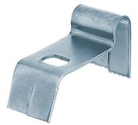 Alberts 655242 Abrazadera para traviesas, Galvanizada, recubrimiento plástico verde, Ø de la abrazadera 60 mm