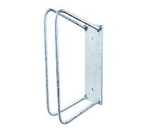 Alberts 692506 Portabicicletas individual, Disponible en dos modelos, Para la fijación mural, Galvanizado en caliente, Soporte en un ángulo de 45°