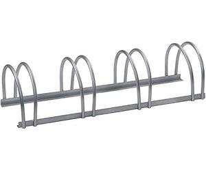 Alberts 698294 Portabicicletas múltiple, 4 plazas de estacionamiento, aisladas, Galvanizado en caliente