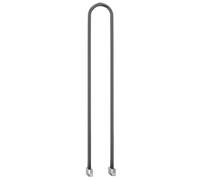 Alberts 698973 - Soporte para leña de chimenea (metal, 246 x 1510 mm), color negro