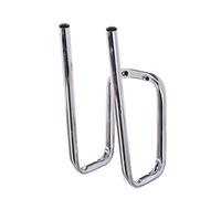 Alberts 802226 Soporte para botas, Acodado, para un par de botas, Galvanizado en azul, Tubo de acero de Ø12 mm, Altura del soporte 200 mm