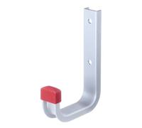 Alberts 805524 Gancho mural, Disponible en distintos modelos, Acodado, Aluminio, Profundidad 80 mm, Altura 120 mm
