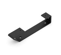 Alberts 805838 Varios s-opcionalmente en Diferentes Colores de Moda-Soporte de estantería como par o individualmente-40 x 205 x 30 mm, Negro, 40 x 205 x 30 mm