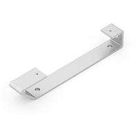 Alberts 805876 Varios s-opcionalmente en Diferentes Colores de Moda-Soporte de estantería como par o individualmente-40 x 245 x 30 mm, Blanco, 40 x 245 x 30 mm