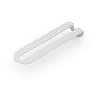 Alberts 805920 opcionalmente en Varios Colores de Moda-Soporte de balda como par o individualmente-60 x 220 x 50 mm, Blanco