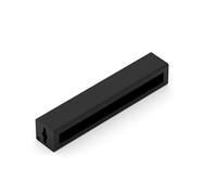 Alberts 805975 Soporte de estantería como par o individualmente-negro-40 x 220 x 40 mm, Negro