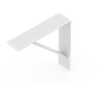 Alberts 806279 opcionalmente en Varios Colores de Moda-Soporte de Estante como par o individualmente-205 x 205 x 50 mm, Blanco