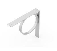 Alberts 806293 opcionalmente en Varios Colores de Moda-Soporte de Estante como par o individualmente-205 x 205 x 30 mm, Blanco