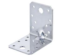 Alberts 820008 Conector angular de alta resistencia, Acero inoxidable, 70 x 70 x 55 mm, Juego de 25