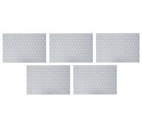 Alberts 820831 Placa Perforada, Plata