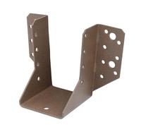 Alberts 822125 DURAVIS® Soporte en U, Tipo A, Con doble recubrimiento marrón óxido, Anchura de apertura 60 mm, Altura 100 mm, Juego de 25