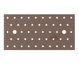 Alberts 822361 Placa Perforada Duravis, Marrón Oxidado, 25 Stück