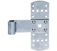 Alberts 823542 Correa cruzada, azul galvanizado, 140 x 50 mm, Juego de 10