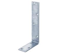 Alberts 823931 Ángulo de viga | Estrecho | galvanizado Azul | 100 x 200 x 40 mm | Juego de 20, Plata