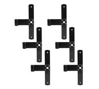 Alberts 824075 Cinta cruzada, negra, 180 x 30 mm, Juego de 6