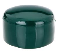 Alberts 833152 Tapa de poste para postes metálicos redondos, plástico, verde, para poste Ø 48 mm, Juego de 10