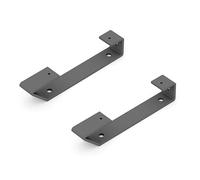 Alberts 833220 varios s-opcionalmente en diferentes colores de moda-Soportes de estantería como par o individualmente-40 x 205 x 30 mm, mineral de hierro micáceo, 40 x 205 x 30 mm