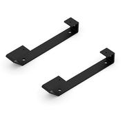 Alberts 833244 varios s-opcionalmente en diferentes colores de moda-Soportes de estantería como par o individualmente-40 x 245 x 30 mm, negro, 40 x 245 x 30 mm