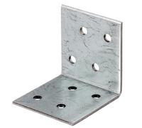 Alberts 835170 Conector angular, sendzimir galvanizado, 40 x 40 x 40 mm, Juego de 50