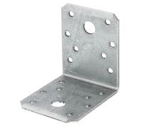Alberts 835484 Conector angular, galvanizado sendzimir, 70 x 70 x 55 mm, Juego de 50
