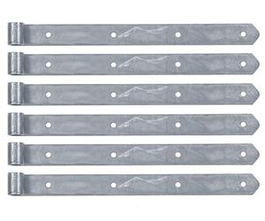 Alberts 835965 Correa de persiana, en varias versiones, azul galvanizado, rollo Ø16 mm, tamaño 800 x 35 mm, Juego de 6
