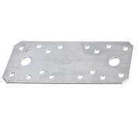 Alberts 836375 Conector plano, galvanizado sendzimir, 96 x 35 x 2,5 mm, Juego de 50