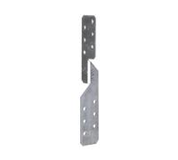 Alberts 836436 Anclaje de correa de cabrio, uso universal, galvanizado sendzimir, 33 x 33 x 210 mm, Juego de 100