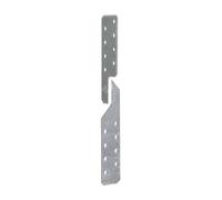 Alberts 836467 Anclaje de correa de cabrio, uso universal, galvanizado sendzimir, 33 x 33 x 250 mm, Juego de 100