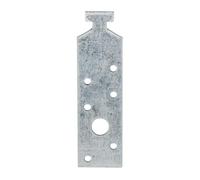 Alberts 836757 Anclaje de perfil para carriles HALFEN 28/15, galvanizado sendzimir, 160 x 34 mm, Juego de 50