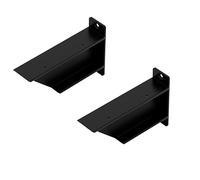 Alberts 837631 varios s-opcionalmente en diferentes colores de moda-Soportes de estantería como un par o individualmente-130 x 203 x 46 mm, negro, 130 x 203 x 46 mm
