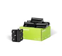 Alberts 839994 Bisagra Con cierre automático Con recubrimiento plástico negro 70 x 65 x 22 mm Juego de 6