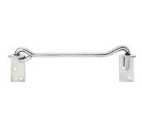 Alberts 843335 Gancho contraviento, Con pletinas angulares u ojales en pletinas, Galvanizado, pasivado con capa gruesa, Longitud 280 mm, Ø del gancho 12 mm, Juego de 10