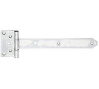 Alberts 844394 Bisagra inglesa, Con pasador prensado, Galvanizado, pasivado con capa gruesa, Banda 291 x 40 mm, Bisagra 103 x 59 mm, Juego de 10