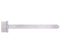 Alberts 844431 Bisagra inglesa, Con pasador prensado, Galvanizado, pasivado con capa gruesa, Banda 491 x 40 mm, Bisagra 103 x 59 mm, Juego de 10