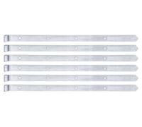 Alberts 845285 Pernio, En distintos modelos, Galvanizado, pasivado con capa gruesa, Ø del pasador 13 mm, Tamaño 800 x 40 mm, Juego de 6