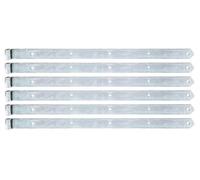 Alberts 845407 Pernio, En distintos modelos, Galvanizado, pasivado con capa gruesa, Ø del pasador 16 mm, Tamaño 800 x 45 mm, Juego de 6