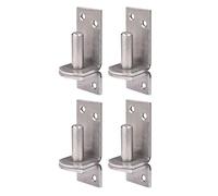 Alberts 845988 Abrazadera en la placa, En los modelos con gancho DI o DII, Acero inoxidable, Ø del entre eje 13 mm, Pletina 100 x 35 mm, Juego de 4