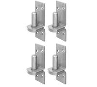 Alberts 845995 Abrazadera en la placa, En los modelos con gancho DI o DII, Acero inoxidable, Ø del entre eje 16 mm, Pletina 115 x 40 mm, Juego de 4