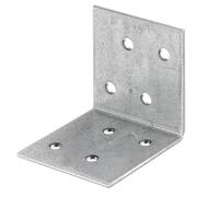 Alberts 846435 Escuadra de ensamblaje, Galvanizado Sendzimir, 40 x 40 x 40 mm, Juego de 150
