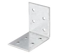 Alberts 846510 Escuadra de ensamblaje, Galvanizado Sendzimir, 50 x 50 x 40 mm, Juego de 150