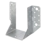 Alberts 847036 Soporte en U, Tipo A, Galvanizado Sendzimir, 80 x 120 mm, Juego de 24