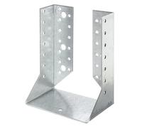 Alberts 848330 Zapata para viga, Tipo B, paquete artesano, sendzimir galvanizado, 120 x 160 mm, Juego de 10