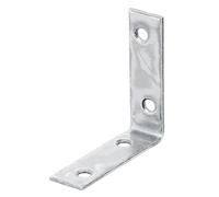 Alberts 848606 Escuadra de silla, Galvanizado Sendzimir, 50 x 50 x 15 mm, Juego de 120