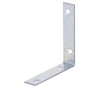 Alberts 848668 Ángulo de silla, galvanizado sendzimir, 75 x 75 x 16 mm, Juego de 80