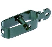 Alberts 854423 Tensor de alambre, Galvanizado, recubrimiento plástico verde, Tamaño 3, Longitud 115 mm, Juego de 50