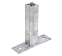 Alberts 855833 Soporte de pasamanos para Postes universales, Plata