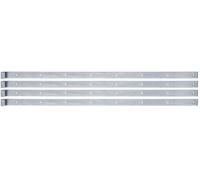 Alberts 862466 Correa de persiana, en varios diseños, azul galvanizado, rollo Ø16 mm, tamaño 1160 x 40 mm, Juego de 4