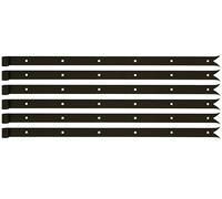 Alberts 862800 Pernio, En distintos modelos, Negro, Ø del pasador 14 mm, Tamaño 800 x 35 mm, Juego de 6